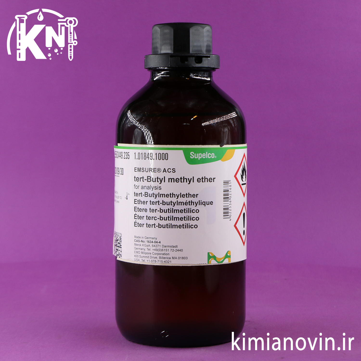 اتر ترت-بوتیل متیل مرک | Tert-Butyl Methyl Ether Merck