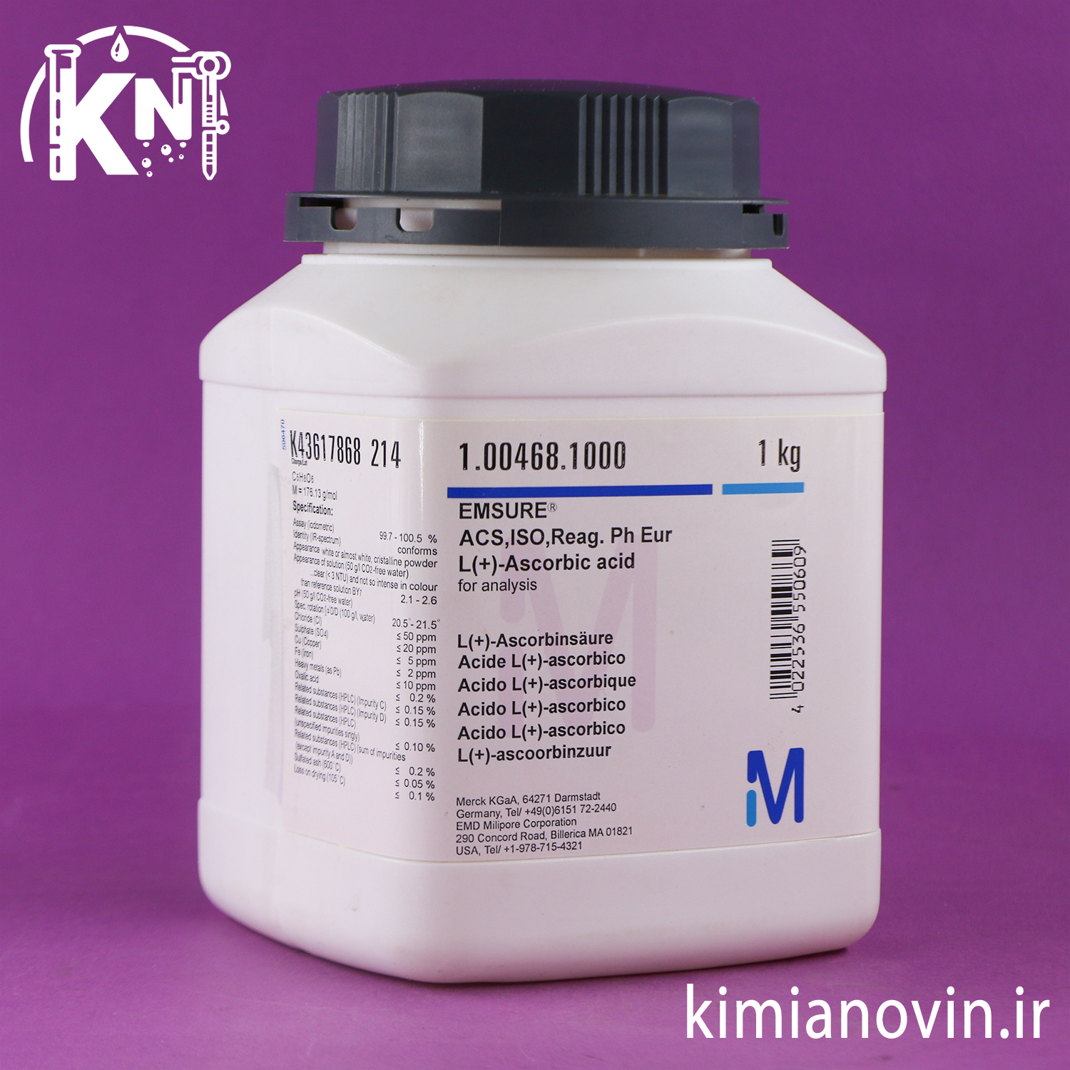 L(+)-Ascorbic Acid Merck